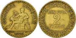 World Coins - Coin, France, Chambre de commerce, 2 Francs, 1926, Paris,