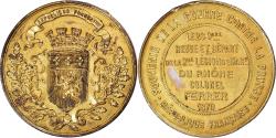 World Coins - France, Medal, Troisième République, Colonel Ferrer, Rhône, 1870,