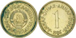 World Coins - Coin, Yugoslavia, Dinar, 1986, , Nickel-brass, KM:86