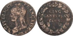 World Coins - Coin, France, Dupré, 5 Centimes, AN 7, Paris, , Copper, Gadoury:126