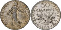 World Coins - France, 50 Centimes, Semeuse, 1898, Paris, Silver, , Gadoury:420