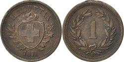 World Coins - Coin, Switzerland, Rappen, 1877, Bern, , Bronze, KM:3.1