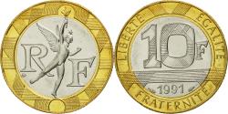 World Coins - Coin, France, Génie, 10 Francs, 1991, Paris, , Bi-Metallic, KM:964.1