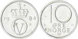 World Coins - Coin, Norway, 10 Öre, 1984