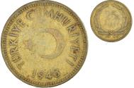 World Coins - Coin, Turkey, 25 Kurus, 1948