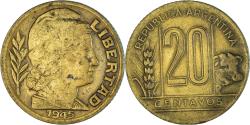 World Coins - Coin, Argentina, 20 Centavos, 1945