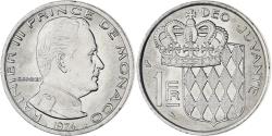 World Coins - Coin, Monaco, Rainier III, Franc, 1974, , Nickel, KM:140, Gadoury:MC 150