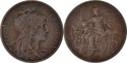 World Coins - Coin, France, Dupuis, 5 Centimes, 1917, Paris, , Bronze, KM:842