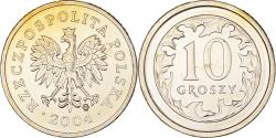 World Coins - Coin, Poland, 10 Groszy, 2004, Warsaw, , Copper-nickel, KM:279