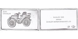 World Coins - France, Medal, Célèbres Automobiles du Monde, DAIMLER 1899, , Silver