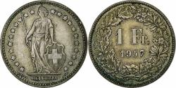 World Coins - Switzerland, Franc, 1957, Silver, , KM:24
