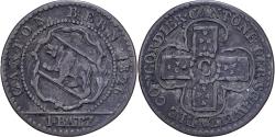 World Coins - Swiss Cantons, BERN, Batzen, 1826, Bern, Billon, , KM:194.1