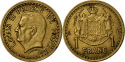 World Coins - Coin, Monaco, Louis II, Franc, 1943, , Aluminum-Bronze, KM:120A