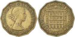 World Coins - Coin, Great Britain, 3 Pence, 1961