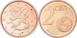 World Coins - Finland, 2 Euro Cent, 2002, Vantaa, , Copper Plated Steel, KM:99