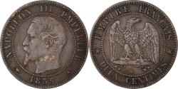 World Coins - Coin, France, 2 Centimes, 1855