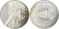 World Coins - France, 10 Euro, Coq, 2014, Monnaie de Paris, Silver,
