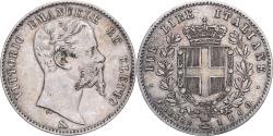 World Coins - Provisional Government of Tuscany, Vittorio Emanuele II, 2 Lire, 1860, Firenze