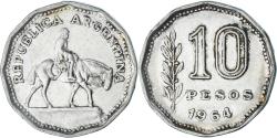 World Coins - Coin, Argentina, 10 Pesos, 1964