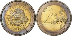 World Coins - Slovenia, 2 Euro, 10 ans de l'Euro, 2012, , Bi-Metallic