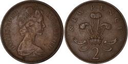 World Coins - Great Britain, Elizabeth II, 2 New Pence, 1971, Bronze, , KM:916