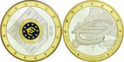 World Coins - France, Medal, 10 ans de l'Euro, 2009, , Copper Gilt