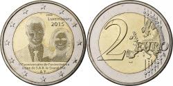 World Coins - Luxembourg, 2 Euro, Henri I Accession, 2015, Bi-Metallic,