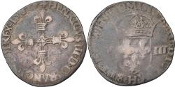World Coins - France, Henri III, 1/8 Ecu, 1581, La Rochelle, Silver, , Gadoury:485