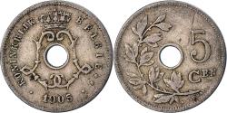 World Coins - Coin, Belgium, 5 Centimes, 1905, , Copper-nickel, KM:55