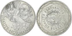 World Coins - France, 10 Euro, Haute-Normandie, 2012, Paris, Silver, , KM:1874