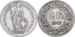World Coins - Switzerland, 2 Francs, 1946, Bern, Silver, , KM:21