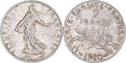 World Coins - Coin, France, Semeuse, 2 Francs, 1910, Paris, , Silver, KM:845.1