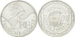 World Coins - France, 10 Euro, Franche-Comté, 2010, , Silver, KM:1653