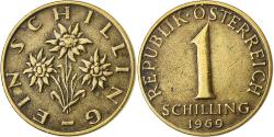 World Coins - Austria, Schilling, 1969, , Aluminum-Bronze, KM:2886