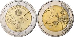 World Coins - Portugal, 2 Euro, 25 de Abril, 2014, , Bi-Metallic, KM:844