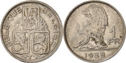 World Coins - Coin, Belgium, Léopold III, Franc, 1939, , Nickel, KM:119