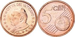 World Coins - VATICAN CITY, Jean-Paul II, 5 Euro Cent, 2004, Rome, , Copper Plated