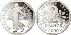 World Coins - Coin, France, Semeuse, 2 Francs, 2000, Paris, Proof, , Nickel