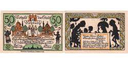 World Coins - Germany, Rehburg, 50 Pfennig, 1921-05-01, UNC(63)