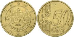 World Coins - Slovakia, 50 Euro Cent, 2009, , Brass, KM:100