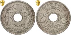World Coins - Coin, France, Lindauer, 25 Centimes, 1914, Paris, PCGS, MS64, , Nickel