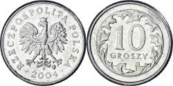 World Coins - Coin, Poland, 10 Groszy, 2004, Warsaw, , Copper-nickel, KM:279