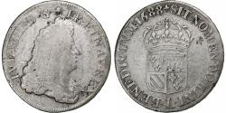 World Coins - France, Louis XIV, 1/4 Ecu, 1/4 Écu de Flandre, 1688, Lille, Silver,