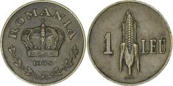 World Coins - Romania, Carol II, 1 Leu, 1938, Bucarest, Nickel brass, , KM:56