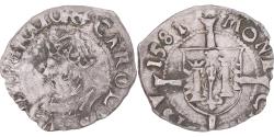 World Coins - Coin, FRENCH STATES, Franche-Comté, 1/2 Carolus, 1581, Besançon,