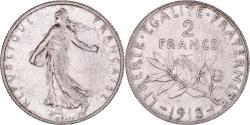 World Coins - Coin, France, Semeuse, 2 Francs, 1918, Paris, , Silver, KM:845.1
