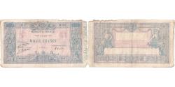 World Coins - France, 1000 Francs, Bleu et Rose, 1925-01-02, W.1817, VF(20-25)