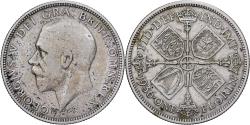 World Coins - Great Britain, George V, Florin, 1936, British Royal Mint, Silver,