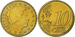 World Coins - Luxembourg, 10 Euro Cent, 2010, , Brass, KM:89