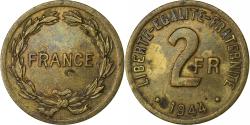 World Coins - France, 2 Francs, 1944, Philadelphia, Cupro-Aluminium, , Gadoury:537